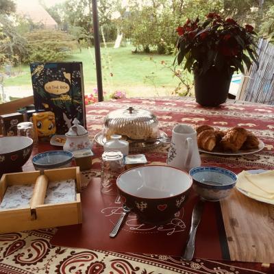 Petit dejeuner en Terrasse